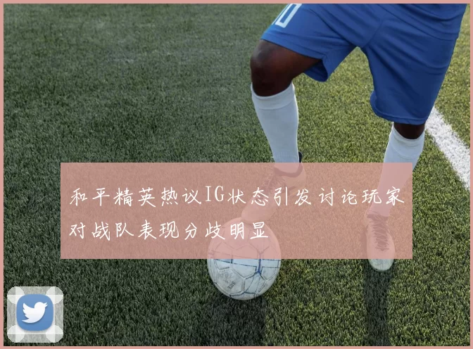 和平精英热议IG状态引发讨论玩家对战队表现分歧明显